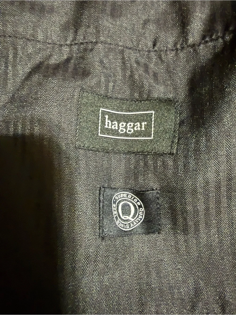 Haggar Men's Dark Gray Dress Pants